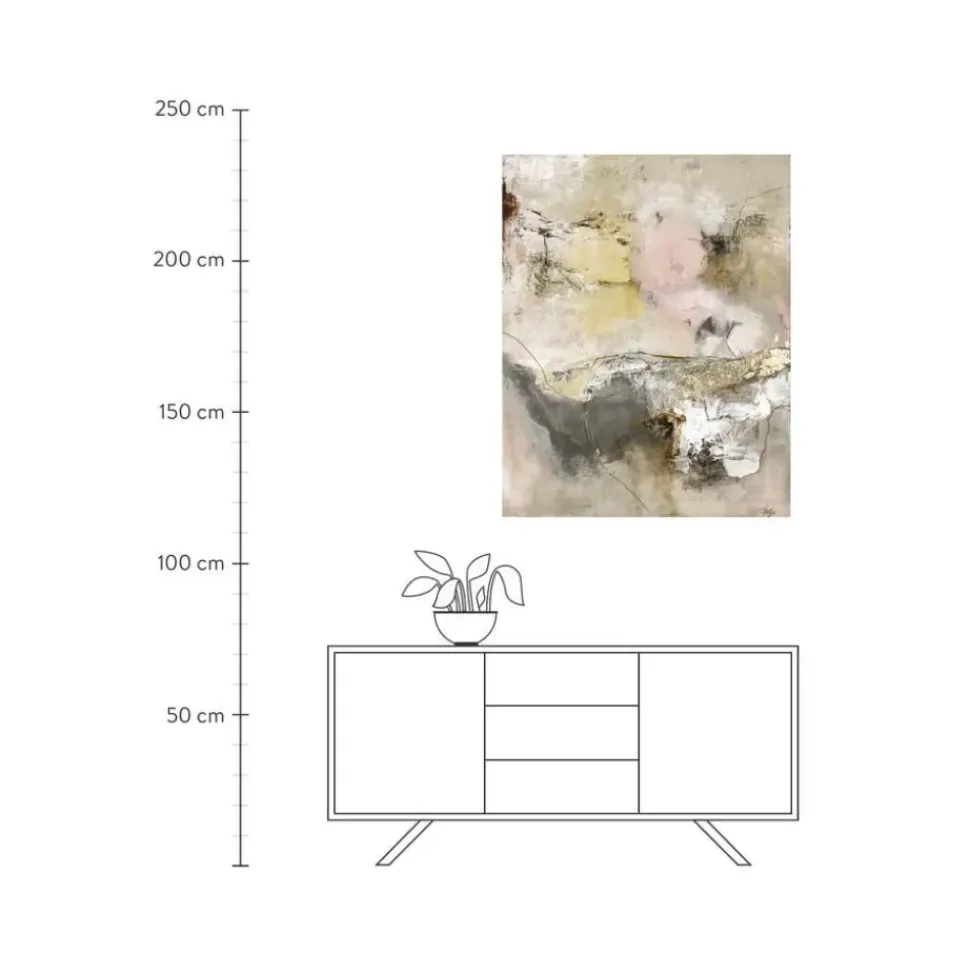 Handbemalter Leinwanddruck Artcast