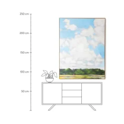 Handbemaltes Leinwandbild Dutch Sky