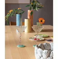 Handbemalte Vase Ray Aus Porzellan