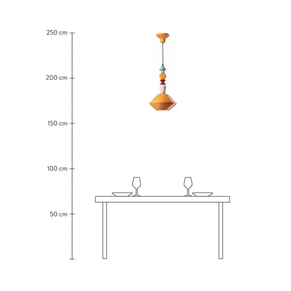 Handgefertigte Design-Pendelleuchte Lariat