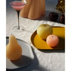 Handgefertigte Kerze Fruit In Apfel-Form