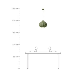 Handgefertigte Pendelleuchte Afoxe