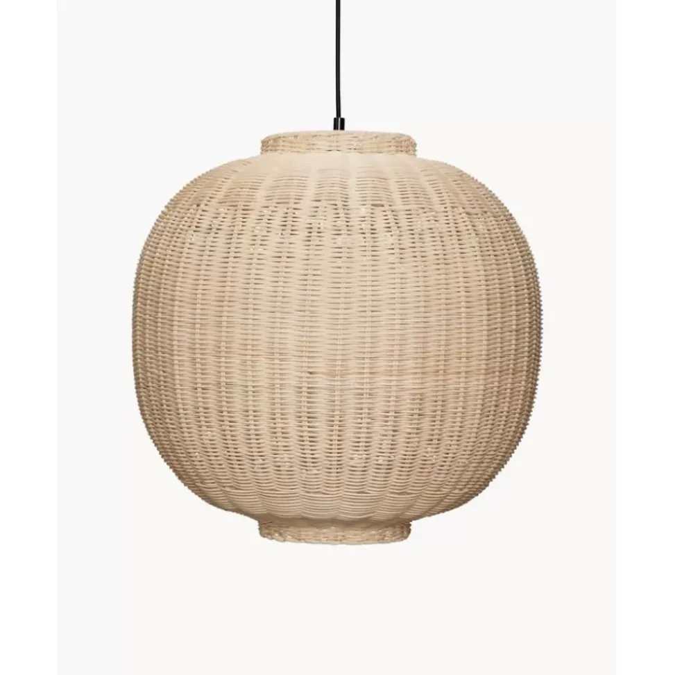 Handgefertigte Rattan-Pendelleuchte Chand