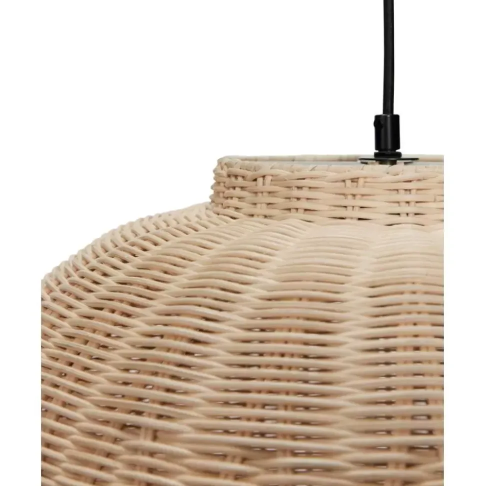 Handgefertigte Rattan-Pendelleuchte Chand