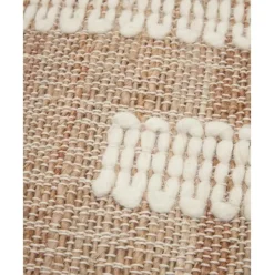 Handgefertigter Jute-Laufer Kerala Mit Fransen