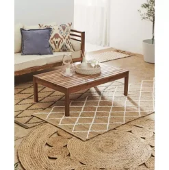 Handgefertigter Jute-Laufer Kunu