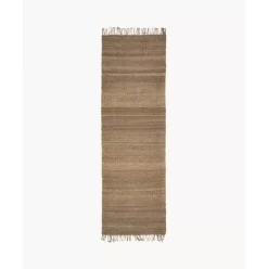 Handgefertigter Jute-Laufer Naturals Mit Fransen