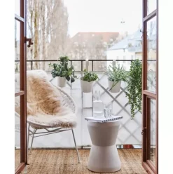 Handgefertigter Jute-Laufer Naturals Mit Fransen