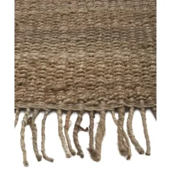 Handgefertigter Jute-Laufer Naturals Mit Fransen