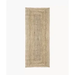 Handgefertigter Jute-Laufer Sharmila