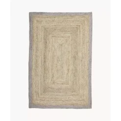 Handgefertigter Jute-Teppich Shanta