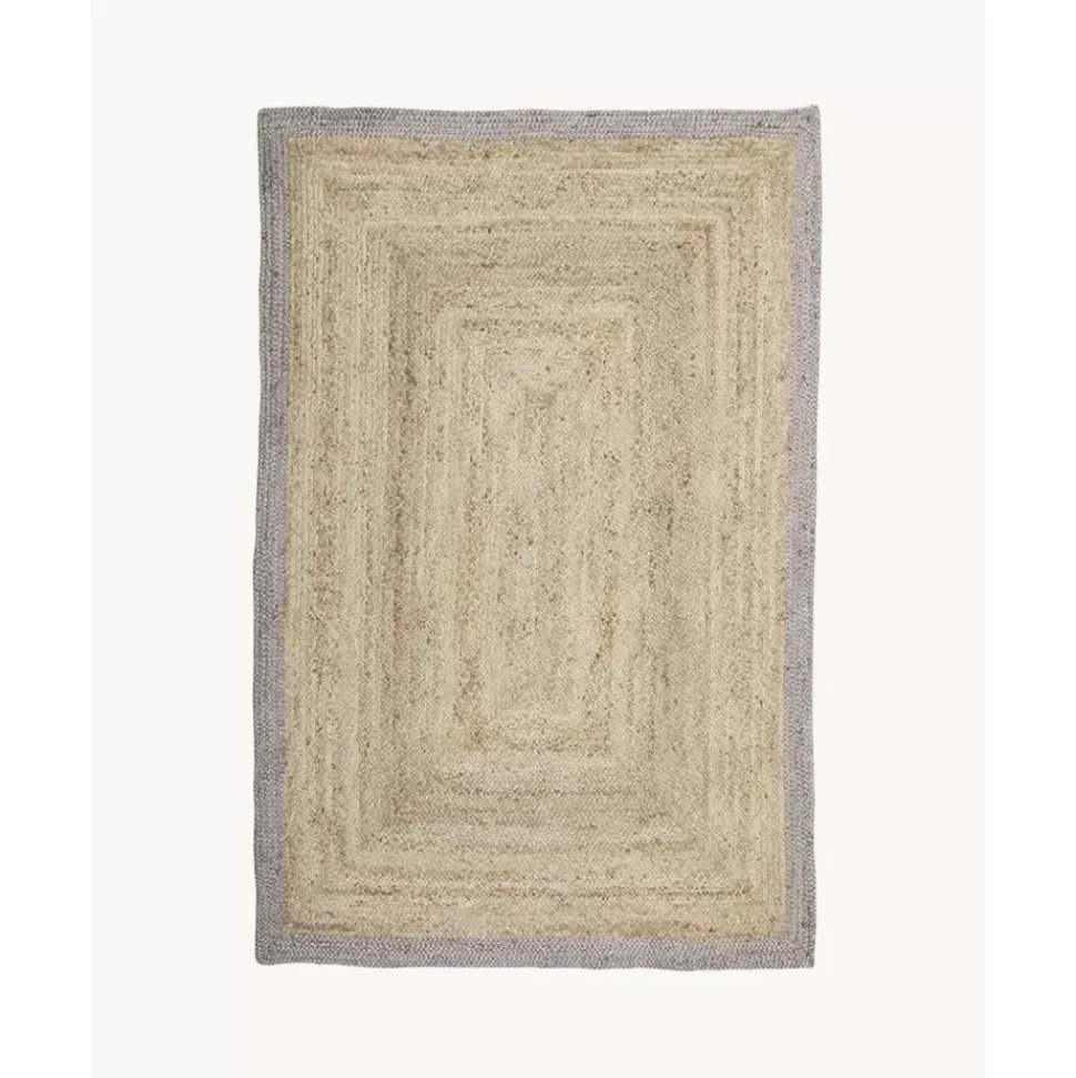 Handgefertigter Jute-Teppich Shanta