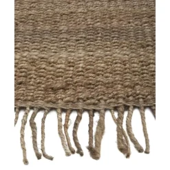 Handgefertigter Jute-Teppich Naturals Mit Fransen