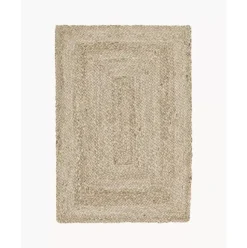 Handgefertigter Jute-Teppich Sharmila