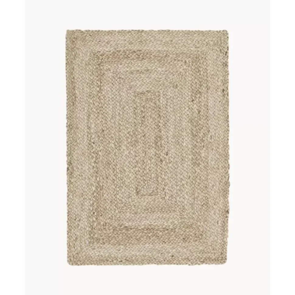 Handgefertigter Jute-Teppich Sharmila