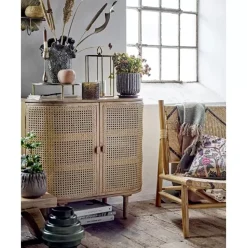 Handgefertigte Steingut-Vase Safiya