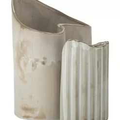 Handgefertigtes Vasen-Set Henaj Aus Steingut, 2Er-Set