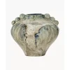 Handgefertigte Vase Cophia Aus Steingut