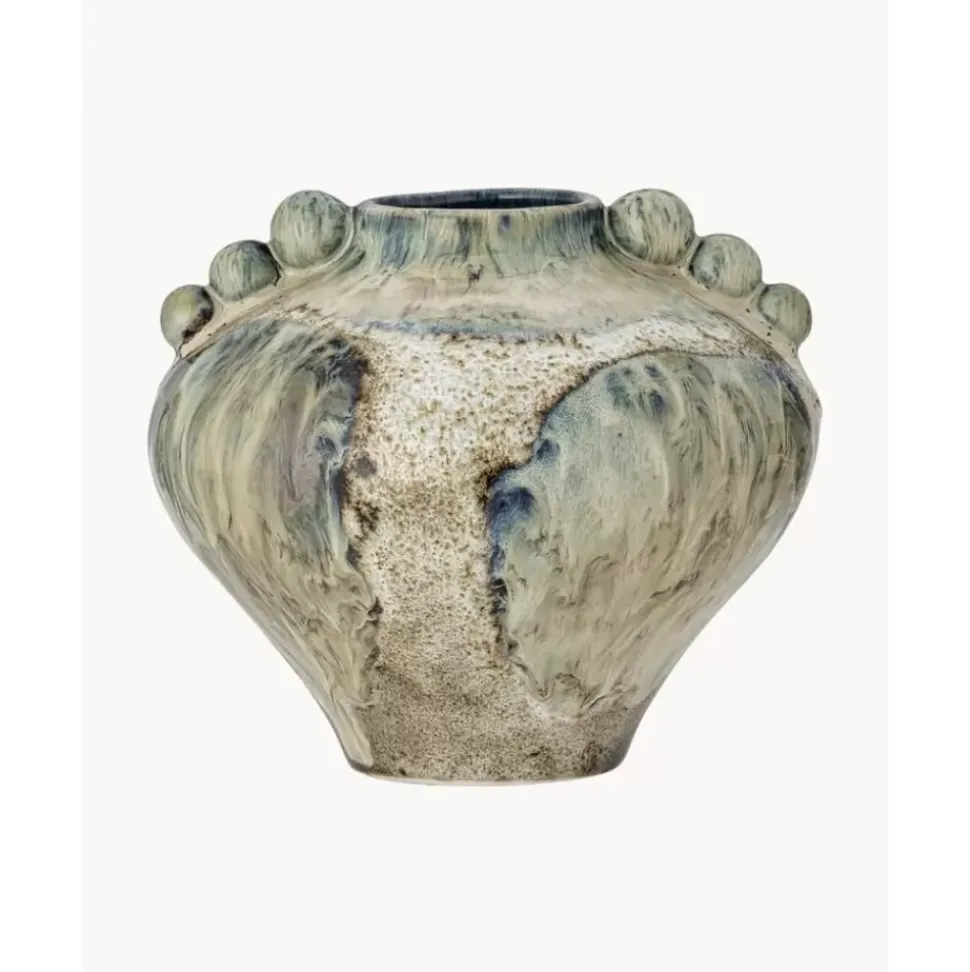 Handgefertigte Vase Cophia Aus Steingut