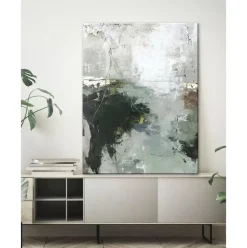 Handgemaltes Leinwandbild Freja Green Gate