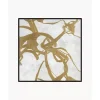 Handgemaltes Leinwandbild Goldplay Mit Holzrahmen