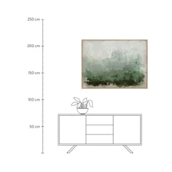 Handgemaltes Leinwandbild New Story Mit Holzrahmen