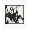 Handgemaltes Leinwandbild Playblack Mit Holzrahmen