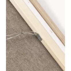Handgemaltes Leinwandbild Simple Living Mit Holzrahmen