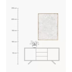 Handgemaltes Leinwandbild Simple Living Mit Holzrahmen