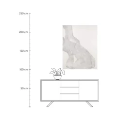 Handgemaltes Leinwandbild White Sculpture 1
