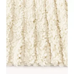 Handgewebter Hochflor-Wollteppich Octavia Mit Hoch-Tief-Struktur