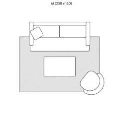 Handgewebter In- & Outdoor-Teppich Bonte Mit Hoch-Tief-Effekt