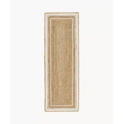 Handgewebter Jute-Laufer Clover
