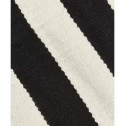 Handgewebter Kelim-Teppich Donna Mit Streifen