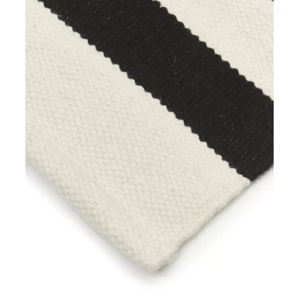 Handgewebter Kelim-Teppich Donna Mit Streifen