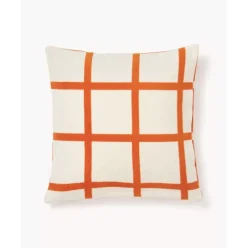 Karierte Kissenhulle Edison