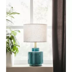 Keramik-Tischlampe Cous Mit Antik-Finish