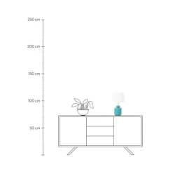 Keramik-Tischlampe Cous Mit Antik-Finish