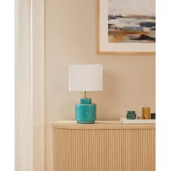 Keramik-Tischlampe Cous Mit Antik-Finish