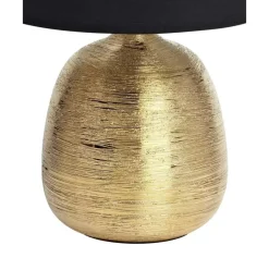Keramik-Tischlampe Oscar-Gold