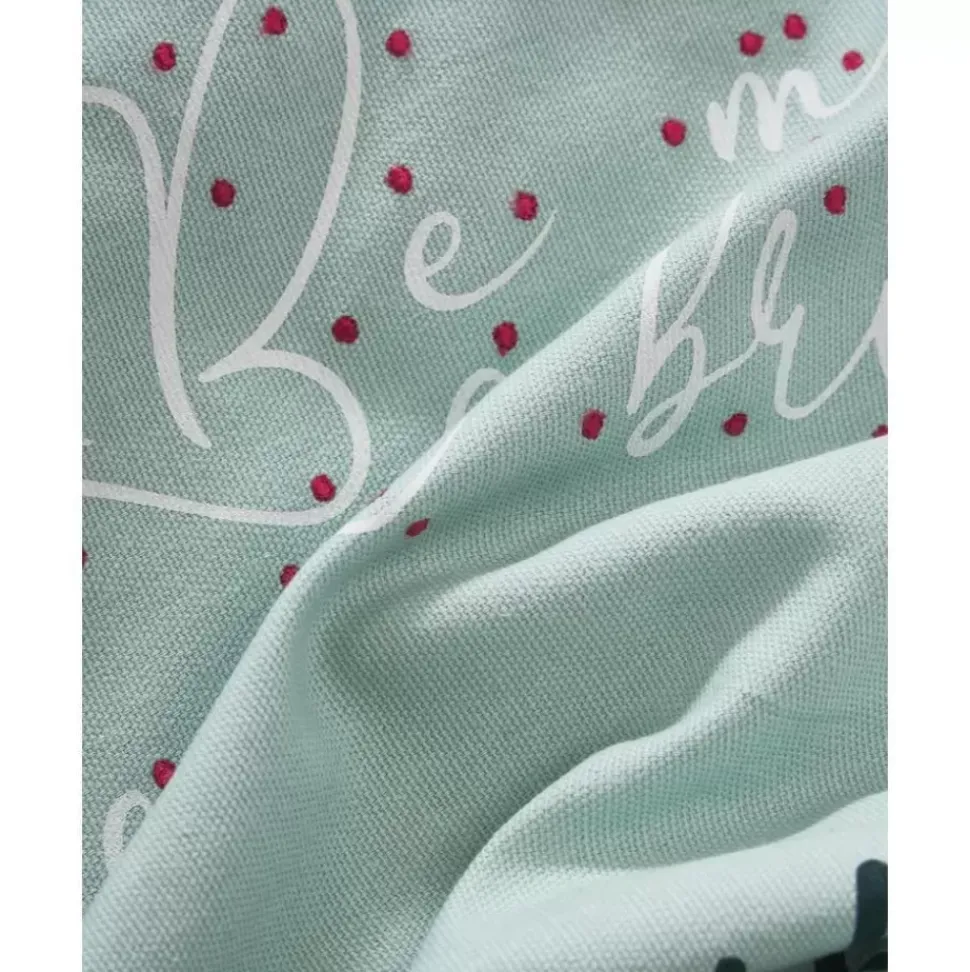 Kissenhulle Bright Mit Winterlichem Motiv Und Stickereien