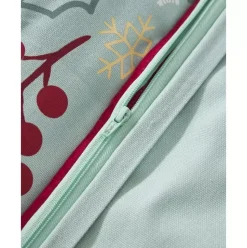Kissenhulle Bright Mit Winterlichem Motiv Und Stickereien