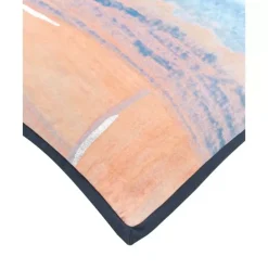 Kissenhulle Colori Im Aquarell-Look Mit Fransen