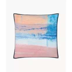Kissenhulle Colori Im Aquarell-Look Mit Fransen