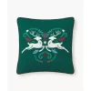 Kissenhulle Deers Mit Winterlichem Motiv