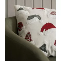 Kissenhulle Derryl Mit Getuftetem Weihnachtlichem Motiv
