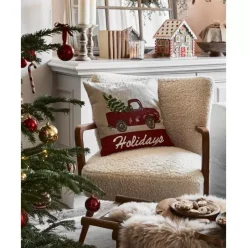 Kissenhulle Happy Holidays Mit Feinen Bestickten Details