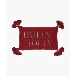 Kissenhulle Holly Jolly Mit Quasten
