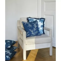 Kissenhulle Jada Mit Keder Und Blumenmotiv