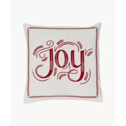 Kissenhulle Joy Mit Winterlichen Stickereien